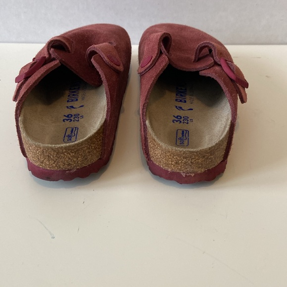 Pink Birkenstock Boston clogs- soft footbed. - Picture 3 of 7